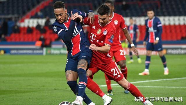 巴黎圣日耳曼完胜对手，轻取欧冠四强席位！